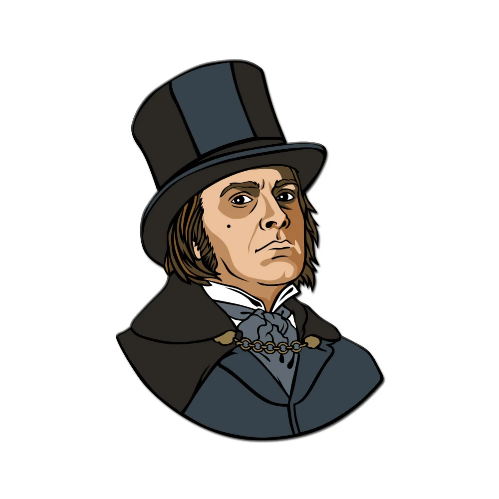 Severin Films Hall of Fame Enamel Pin #35: Ralph Bates