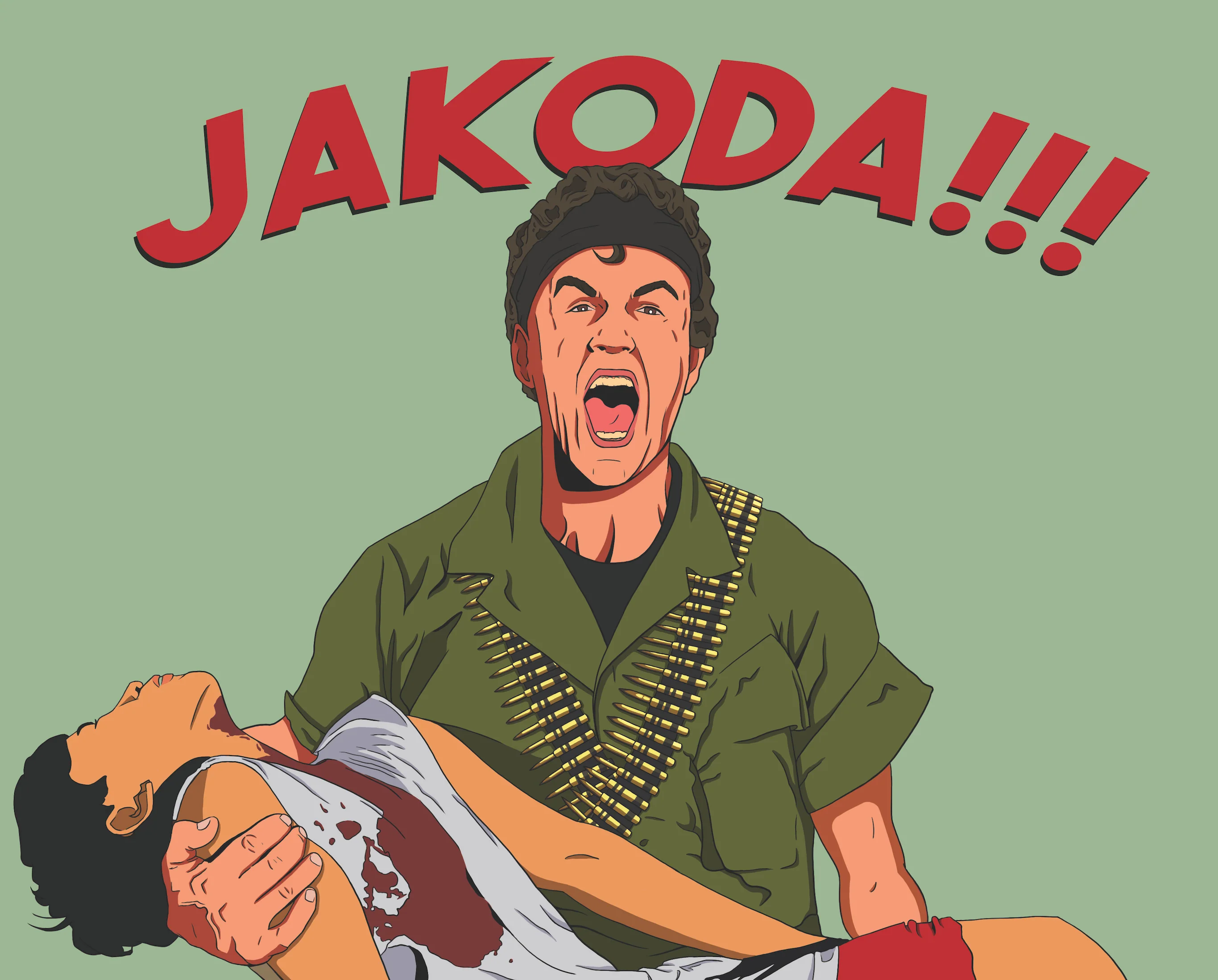Strike Commando Sticker